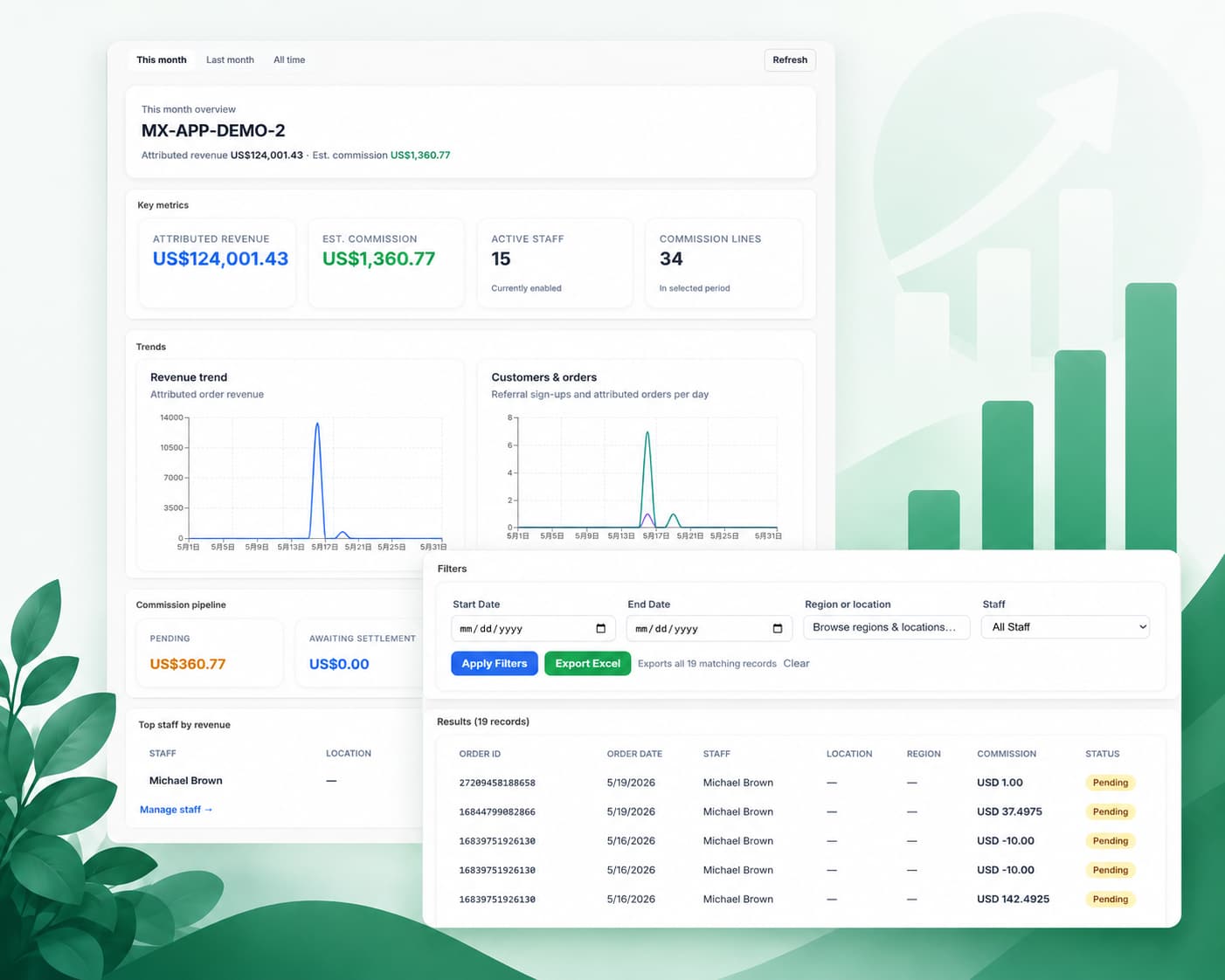 Merchant Admin app preview